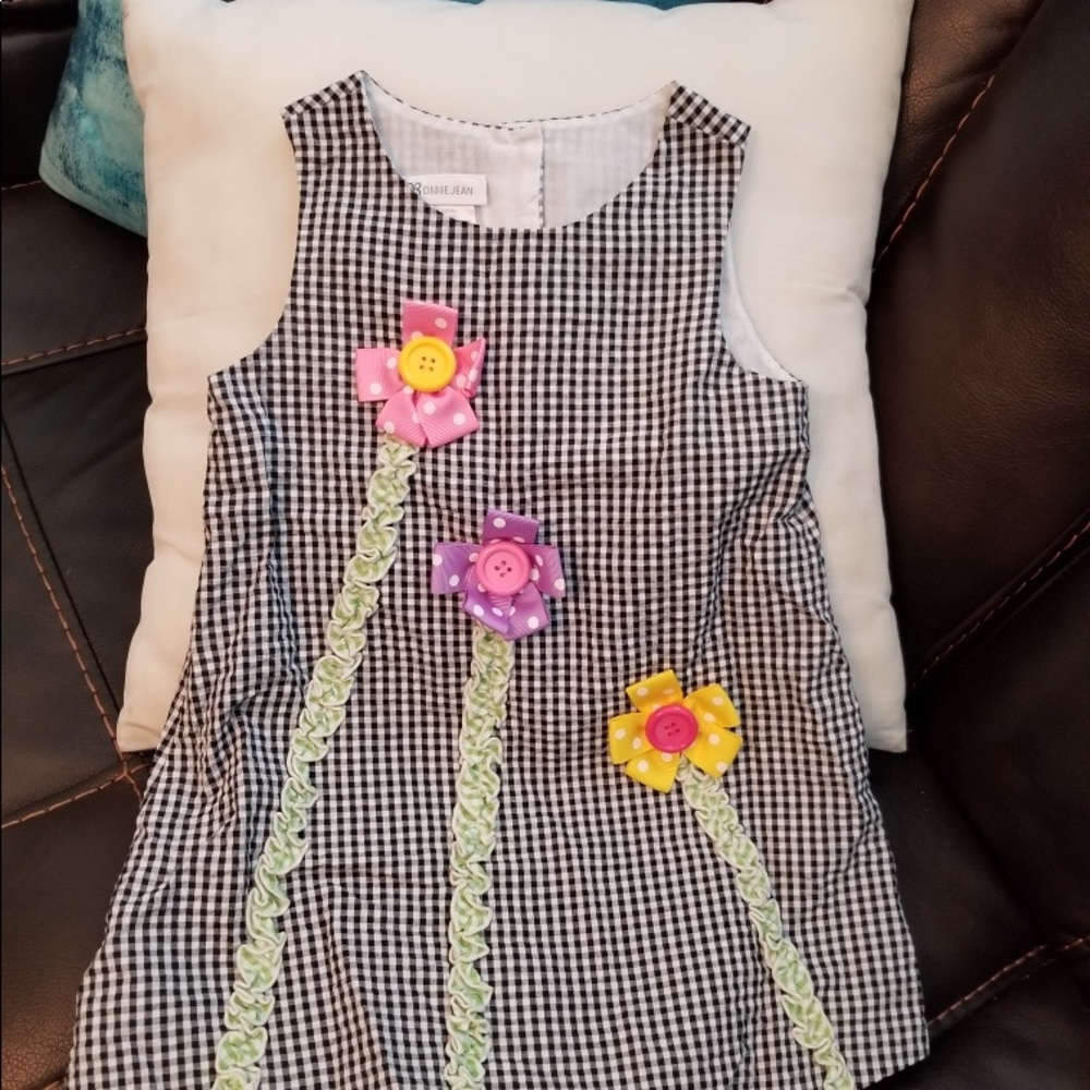 4t Bonnie Jean sleeveless ruffled dress